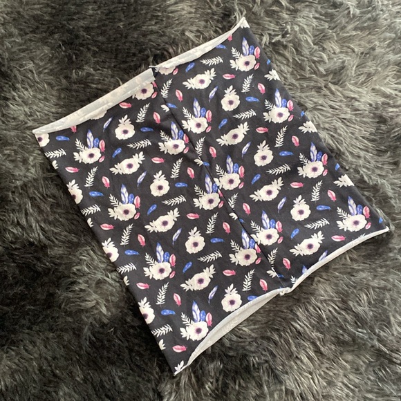 Black and white floral print waist wrap - Picture 7 of 17